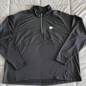 Kansas State Wildcats Cutter & Buck Black Quarter-Zip - XXL